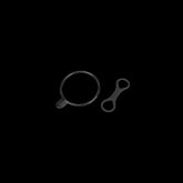 topeak light spares rubber strap for headlux lights p126377